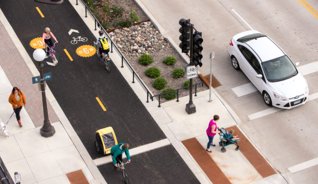 Pedestrian Safety Island  NYC Street Design Manual