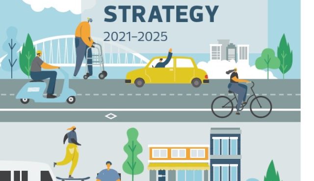 Cover of the Safe Mobility Strategy document