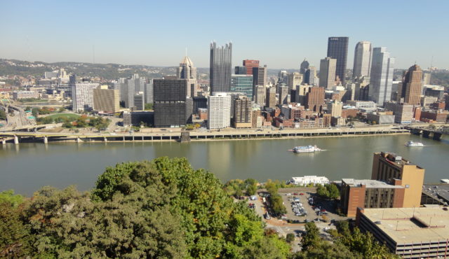 view of downtown Pittsburgh