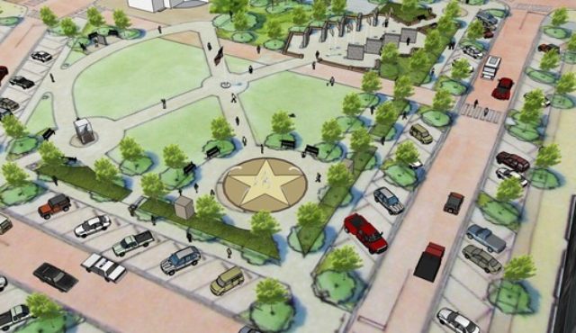 sketch design for sulphur springs tx courthouse square