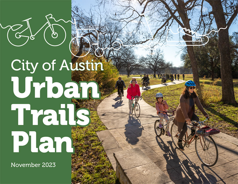 Cover of the City of Austin's Urban Trails Plan