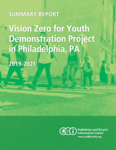 Cover page of the Vision Zero for Youth Demonstration Project report