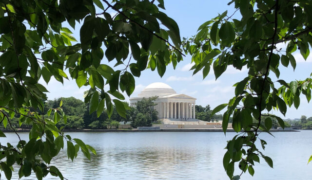 ASLA 2024 conference header featuring the Jefferson Memorial in Washington, D.C.