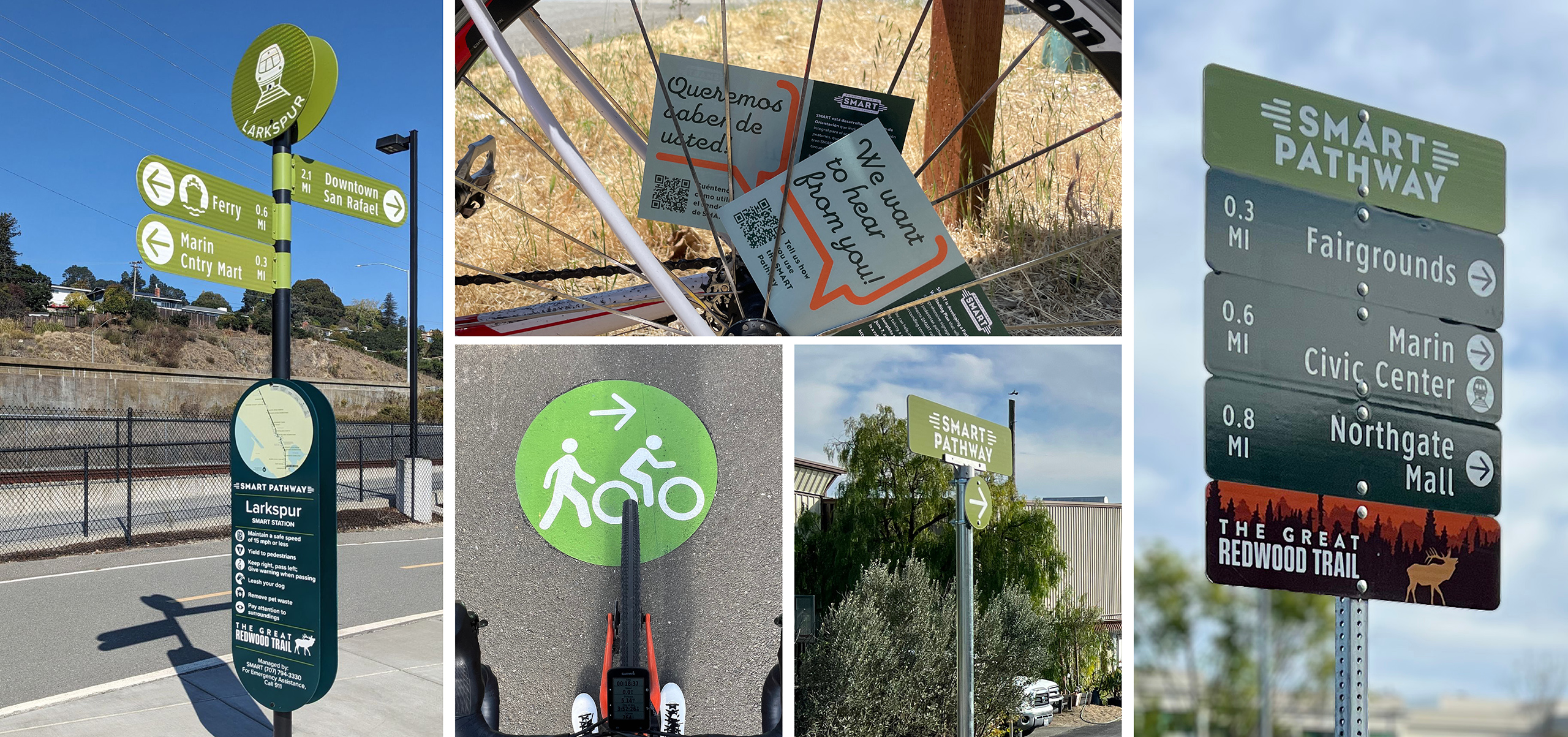SMART Pathway Wayfinding collage